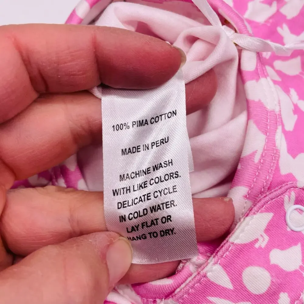 NWT Lila & Hayes 12-18M Parker Zippy in Easter Time Pink